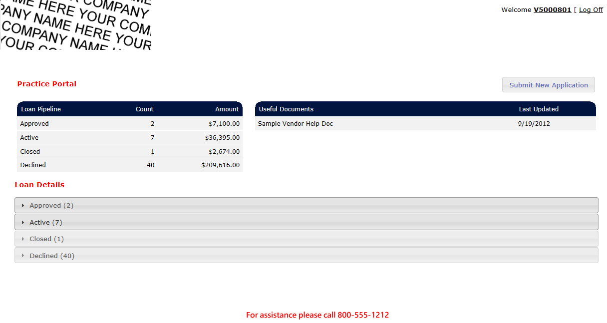 AutoLOS Vendor Portal