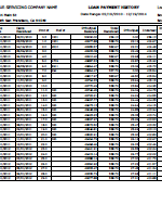 Loan Payment History